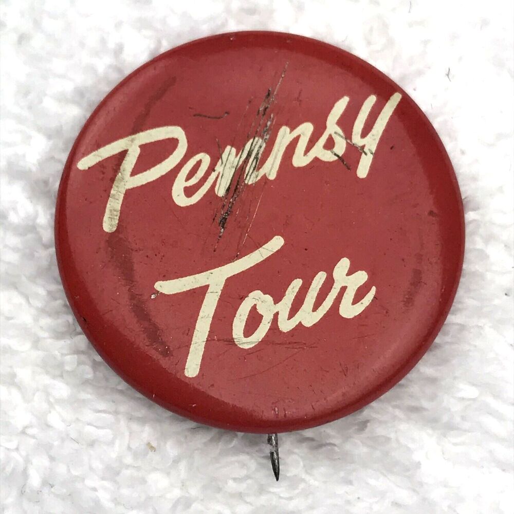Pennsy Tour Vintage Pin Button